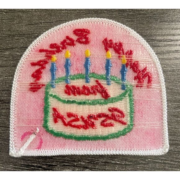 Girl Scouts HAPPY BIRTHDAY FROM GSUSA Birthday Cake & Candles Patch - Picture 4 of 6